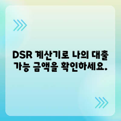 dsr 계산기