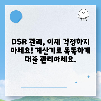 dsr 계산기