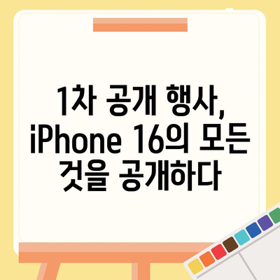 iPhone 16 한국 출시일 | 1차 공개, 프로 디자인 개선