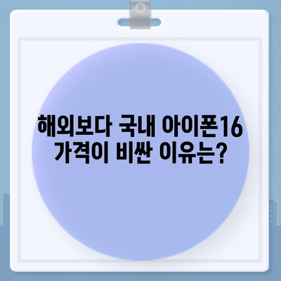 아이폰16 가격은 얼마? 국내·해외 차이점