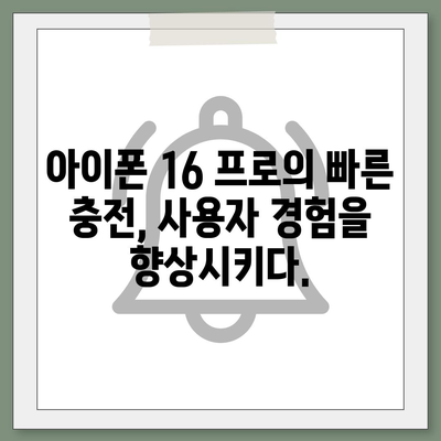 아이폰 16 프로 | 더 빠른 충전에 기대를 모으다