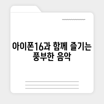 아이폰16 포터블 스피커 | 음악 경험 향상