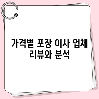 포장 이사 견적 비교 | 가격 견적 사이트 정보