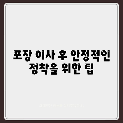 평택 포장 이사, 신중한 선택의 중요성