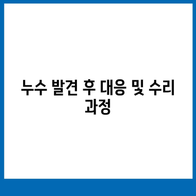 일산에서 누수 탐지해 이사하는 방법