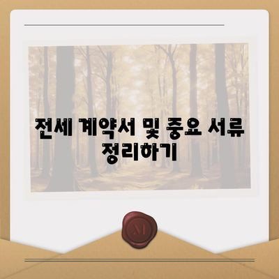 전세 이사 당일 주의 사항