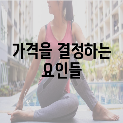 가격을 결정하는 요인들