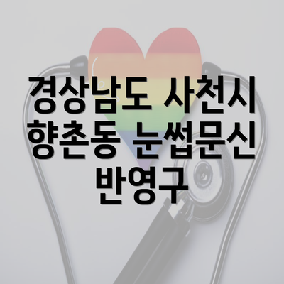 경상남도 사천시 향촌동 눈썹문신 반영구