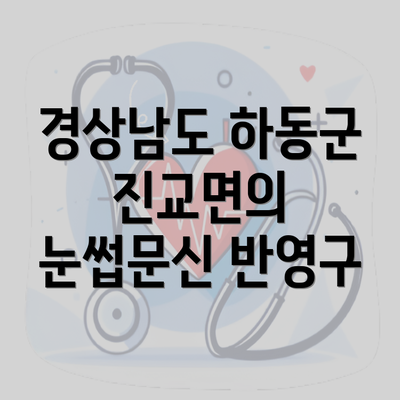 경상남도 하동군 진교면의 눈썹문신 반영구