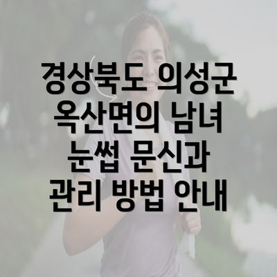 경상북도 의성군 옥산면의 남녀 눈썹 문신과 관리 방법 안내