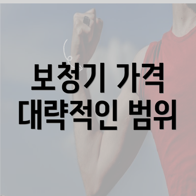 보청기 가격 대략적인 범위