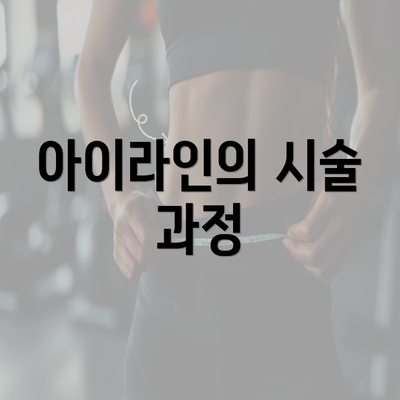 아이라인의 시술 과정