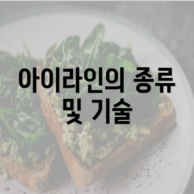 아이라인의 종류 및 기술