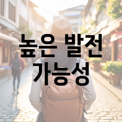 높은 발전 가능성