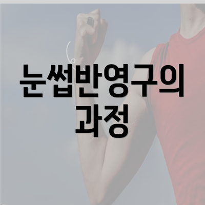 눈썹반영구의 과정