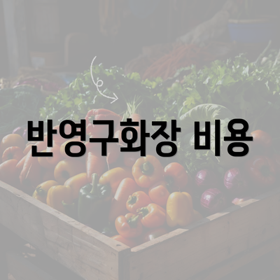 반영구화장 비용