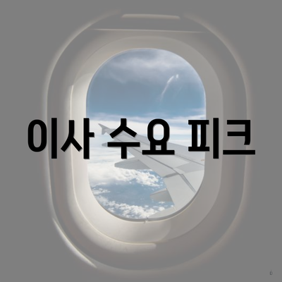 이사 수요 피크